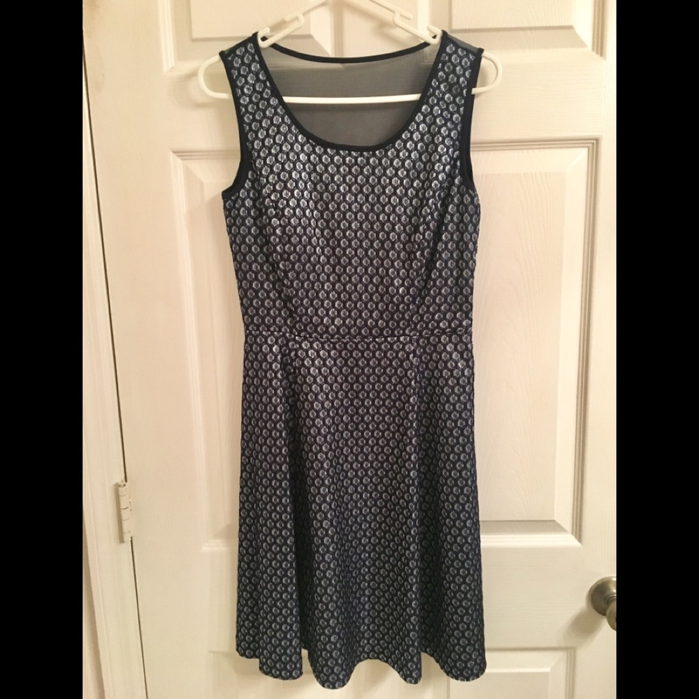 NWT Dress NWT Navy Blue Lace Moto - Picture 2 of 8